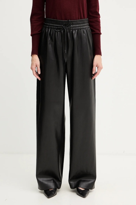 BOSS spodnie damskie kolor czarny szerokie high waist 50548123 - zdjęcie produktu nr 1