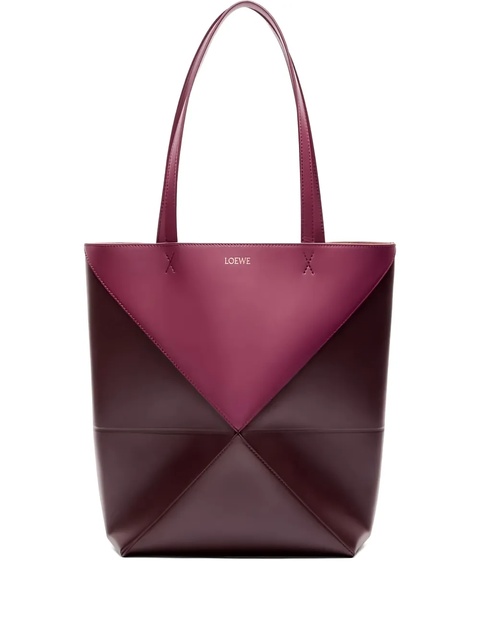 LOEWE Puzzle Fold bicolour tote bag - Purple - zdjęcie produktu nr 1