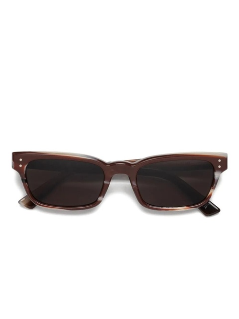 Marni Eyewear Floosa rectangle-frame sunglasses - Brown - zdjęcie produktu nr 1
