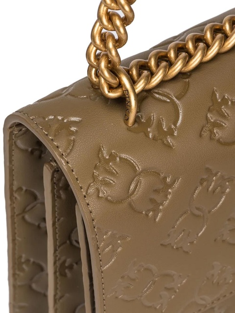 PINKO Love One Classic cross body bag - Green - zdjęcie produktu nr 1