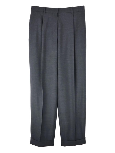 The Row TOR pleated-cuffed trousers - Black - zdjęcie produktu nr 1