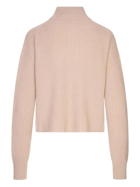 Max Mara ribbed funnel neck sweater - Neutrals - zdjęcie produktu nr 1
