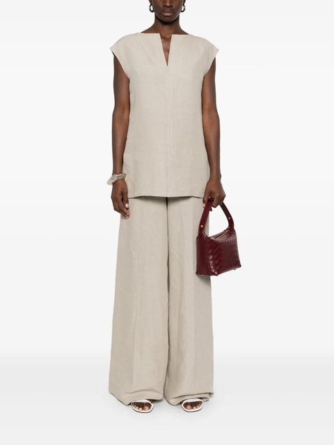 Max Mara Sequoia palazzo trousers - Neutrals - zdjęcie produktu nr 1