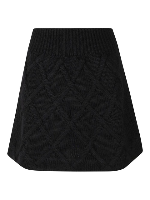 Jil Sander wool mini skirt - Black - zdjęcie produktu nr 1