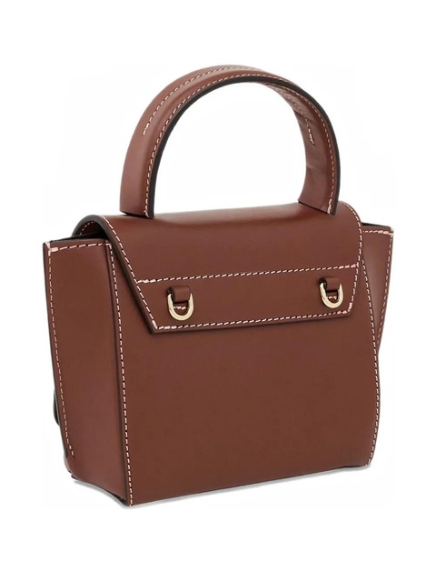 ATP Atelier mini Montalcino contrast-stitching flap tote bag - Brown - zdjęcie produktu nr 2