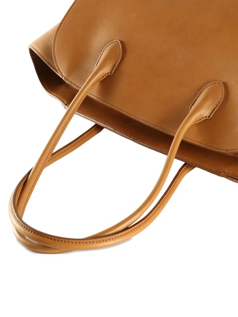 The Row leather tote bag double handle - Brown - zdjęcie produktu nr 2