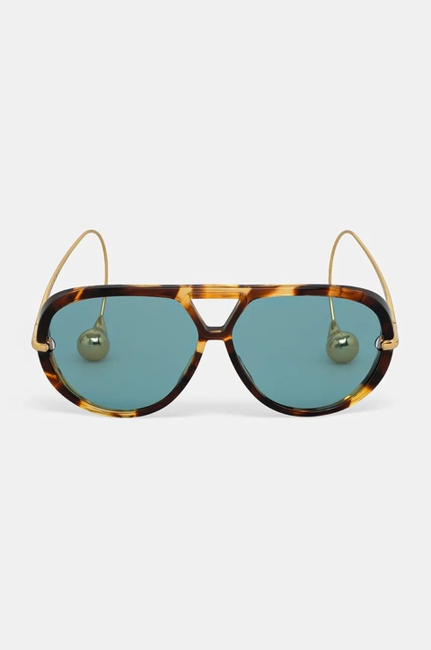 Bottega Veneta okulary przeciwsłoneczne damskie kolor brązowy BV1273S - zdjęcie produktu nr 2