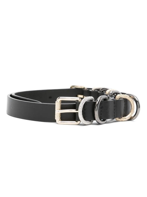 PINKO leather belt - Black - zdjęcie produktu nr 1