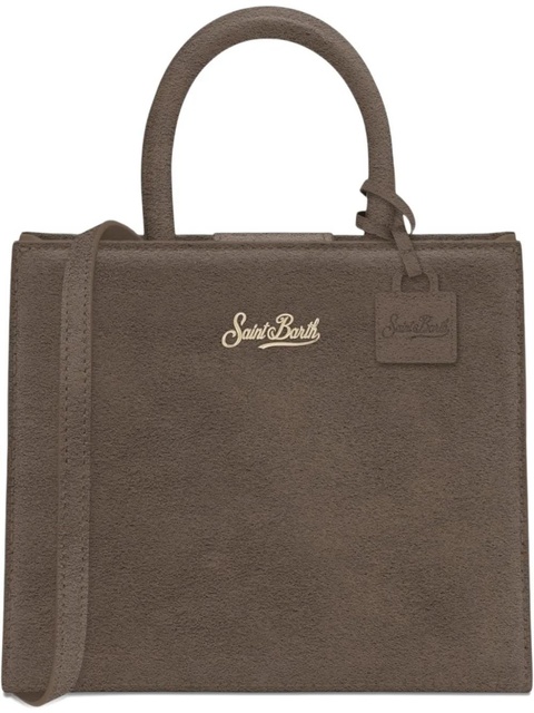 MC2 Saint Barth suede tote bag - Brown - zdjęcie produktu nr 2