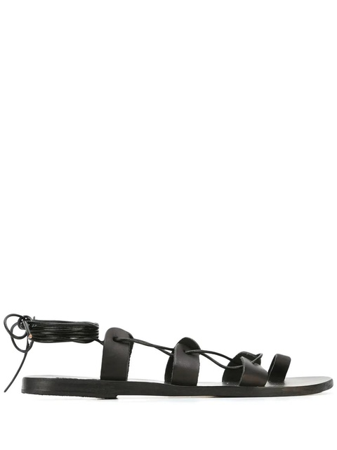 Ancient Greek Sandals 'Alcyone' lace-up sandals - Black - zdjęcie produktu nr 1