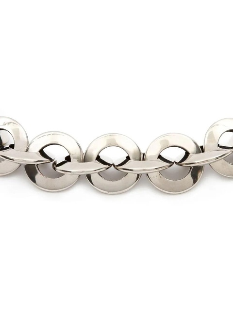 Alexander McQueen Eyelet chain choker necklace - Silver - zdjęcie produktu nr 2