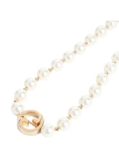 Gucci Interlocking pearl necklace - Gold - zdjęcie produktu nr 1
