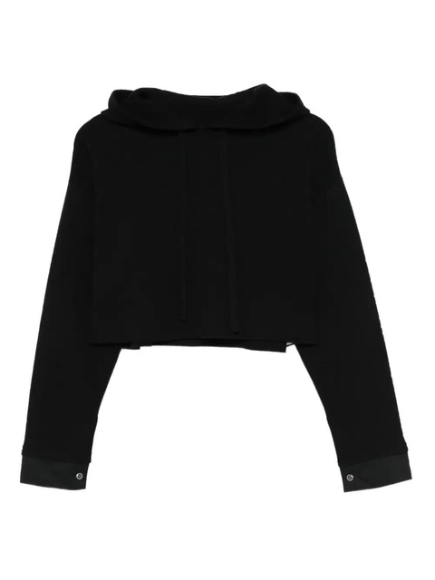 3.1 Phillip Lim hooded cropped top - Black - zdjęcie produktu nr 1
