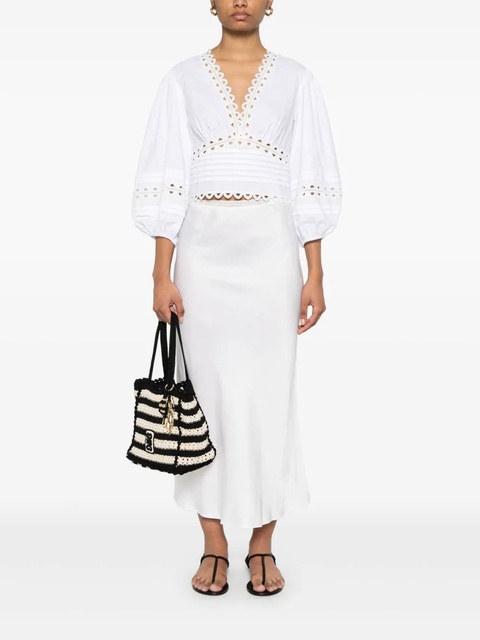 SANDRO cut-out-detail top - White - zdjęcie produktu nr 2