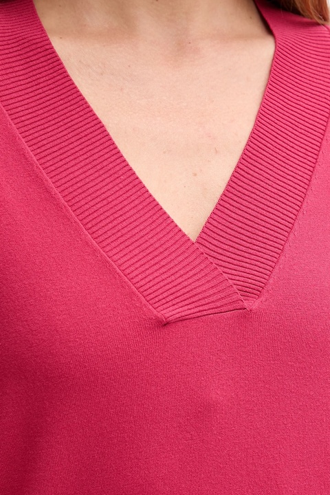 United Colors of Benetton sweter damski kolor różowy lekki 1W2AD4034 - zdjęcie produktu nr 2