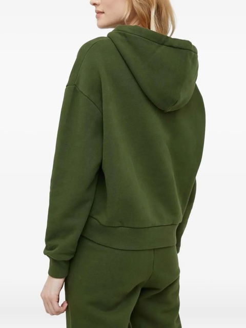 MC2 Saint Barth embroidered-logo hoodie - Green - zdjęcie produktu nr 2
