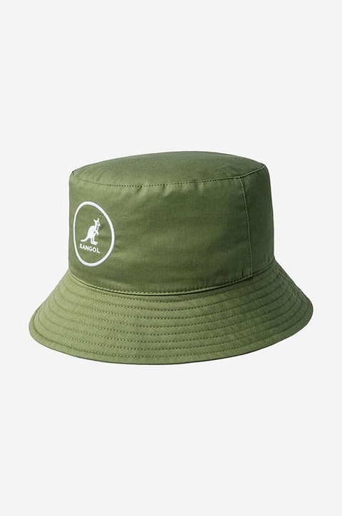 Kangol kapelusz Cotton Bucket kolor zielony bawełniany K2117SP.OLV-OLIVE - zdjęcie produktu nr 1