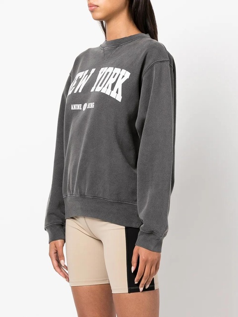 ANINE BING Ramona New York University sweatshirt - Grey - zdjęcie produktu nr 2
