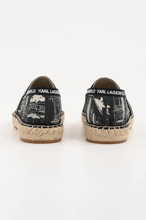 Karl Lagerfeld espadryle KAMINI kolor czarny KL80125A - zdjęcie produktu nr 2