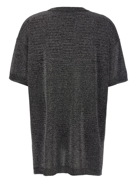 Missoni metalic crew-neck T-shirt - Grey - zdjęcie produktu nr 2