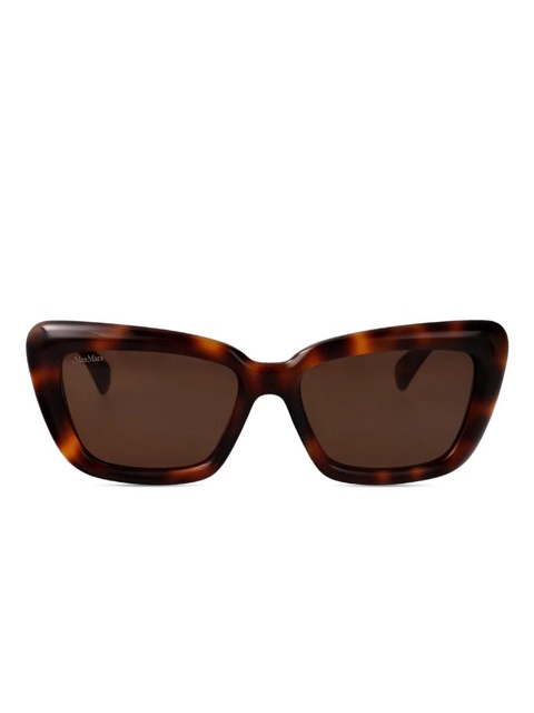 Max Mara Eyewear Elizabeth square-frame sunglasses - Brown - zdjęcie produktu nr 1