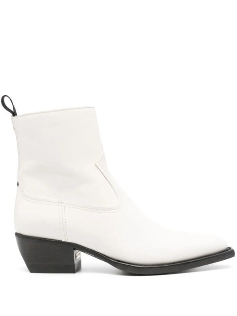 Golden Goose Debbie 45mm leather boots - White - zdjęcie produktu nr 1