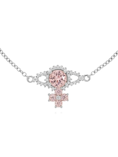 Vivienne Westwood crystal-embellished chain bracelet - Silver - zdjęcie produktu nr 1