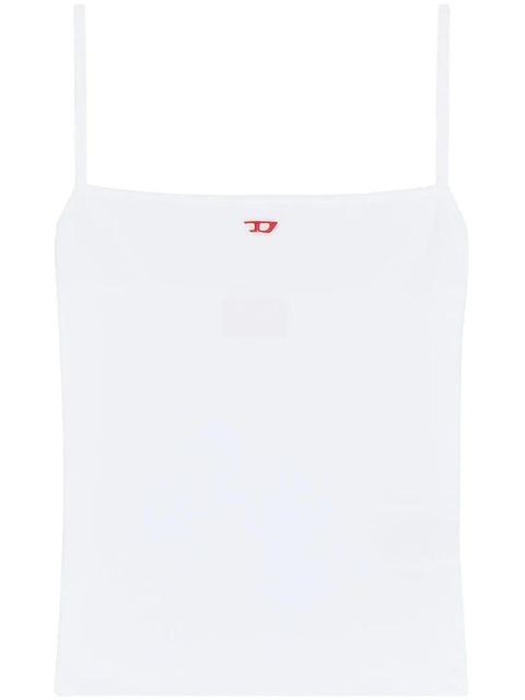 Diesel T-Hop-D logo-appliqué tank top - White - zdjęcie produktu nr 1