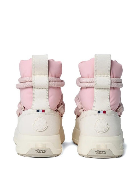 Moncler padded lace-up boots - Pink - zdjęcie produktu nr 2