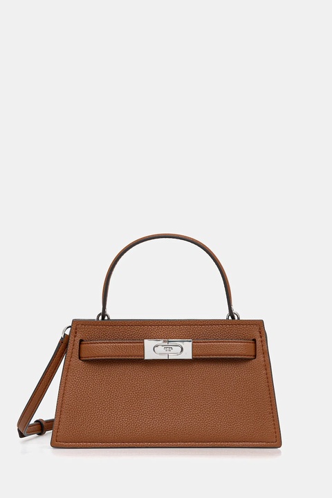 Tory Burch torebka skórzana Lee Radziwill kolor brązowy 175603-200 - zdjęcie produktu nr 1