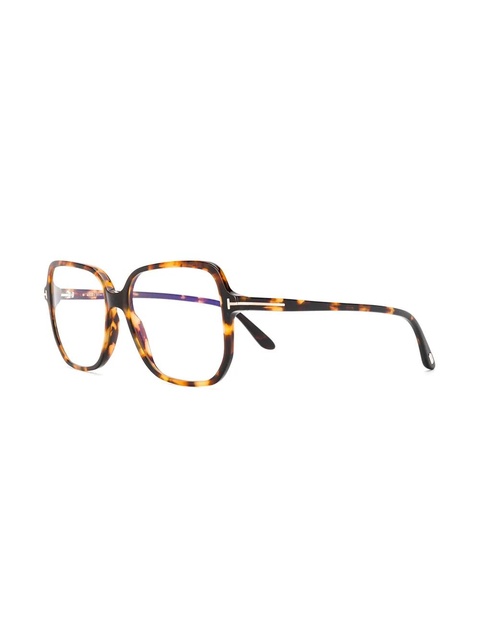TOM FORD Eyewear oversized frame glasses - Brown - zdjęcie produktu nr 1