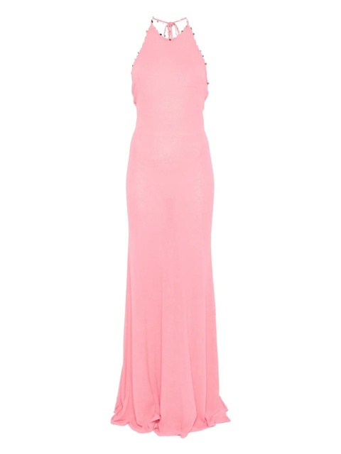 Christopher Esber embellished halterneck dress - Pink - zdjęcie produktu nr 1