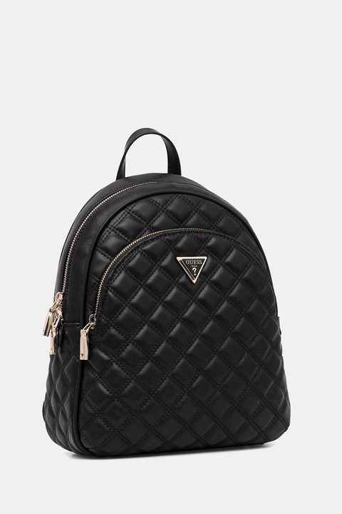 Guess plecak GIULLY damski kolor czarny mały gładki HWQG96 73320 - zdjęcie produktu nr 2