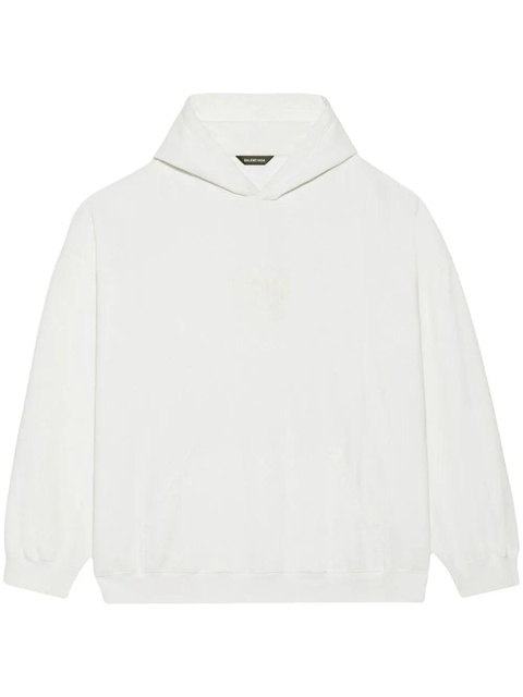 Balenciaga logo reflective hoodie - White - zdjęcie produktu nr 1