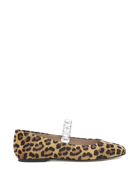 Casadei leopard-print ballet flats - Brown - zdjęcie produktu nr 1