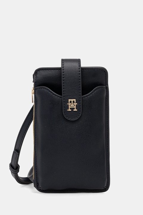 Tommy Hilfiger portfel damski kolor granatowy AW0AW17751 - zdjęcie produktu nr 1