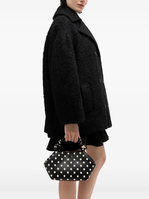 GANNI polka dot-print tote bag - Black - zdjęcie produktu nr 2