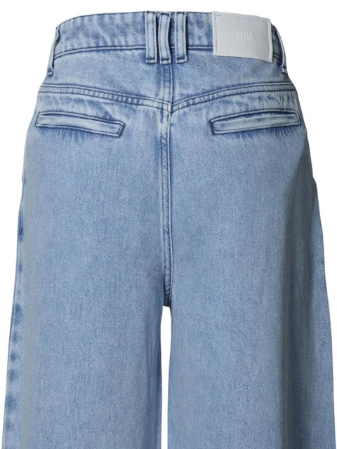 SOLOTRE pleated wide-leg jeans - Blue - zdjęcie produktu nr 2
