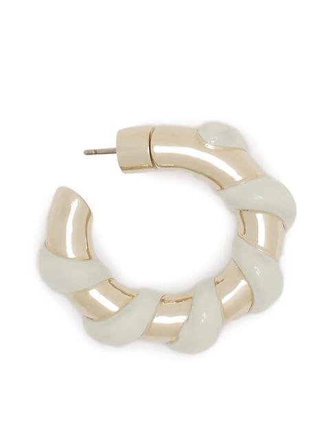 Lanvin twist hoop earrings - Gold - zdjęcie produktu nr 2