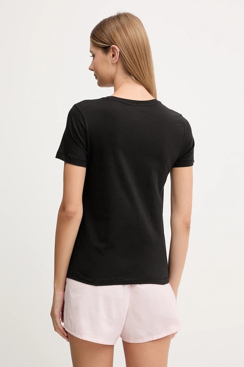 Calvin Klein Underwear t-shirt bawełniany 3-pack damski kolor czarny LV00QS7485 - zdjęcie produktu nr 2