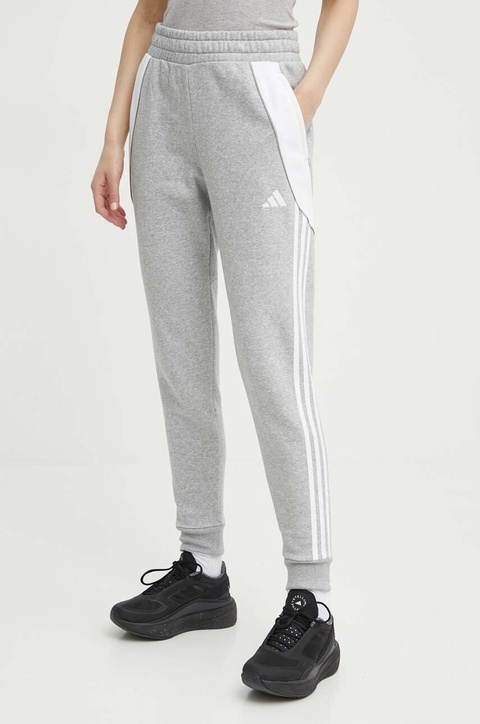 adidas Performance spodnie dresowe TIRO kolor szary wzorzyste IS1011 - zdjęcie produktu nr 1