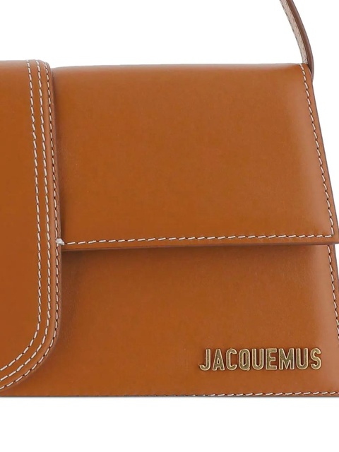 Jacquemus The Long Bambino leather flap-closure shoulder bag - Brown - zdjęcie produktu nr 2