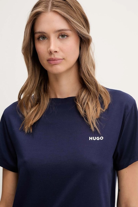 HUGO t-shirt lounge kolor granatowy 50534300 - zdjęcie produktu nr 2