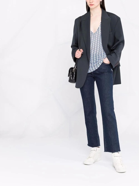 Zadig&Voltaire Lee monogram-print tank top - Blue - zdjęcie produktu nr 2