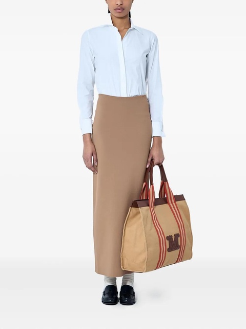 Max Mara zipped maxi skirt - Brown - zdjęcie produktu nr 2