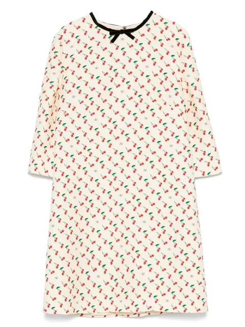 Valentino Garavani cherry-motif dress - Neutrals - zdjęcie produktu nr 1