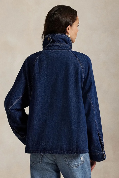 Polo Ralph Lauren kurtka jeansowa kolor niebieski przejściowa 211971233 - zdjęcie produktu nr 1