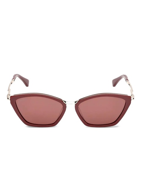 Max Mara Eyewear geometric-framed sunglasses - Red - zdjęcie produktu nr 1