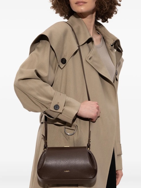 Yuzefi leather clasp-detail shoulder bag - Brown - zdjęcie produktu nr 2