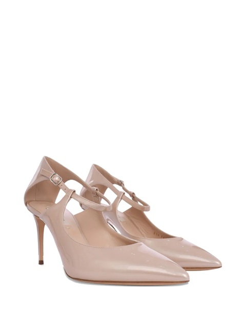 Casadei 100mm Samurai Julia cut-out ankle-strap pumps - Neutrals - zdjęcie produktu nr 2